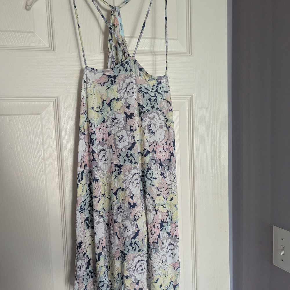 Urban Outfitters Strappy Floral Racerback